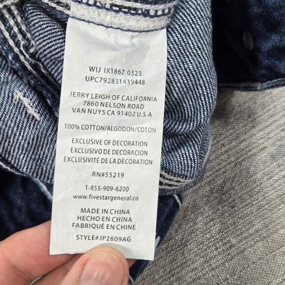 Fivestar General 3/26 Juniors Teens California Carpenter Jeans 2000s Y2K EUC - Picture 6 of 7
